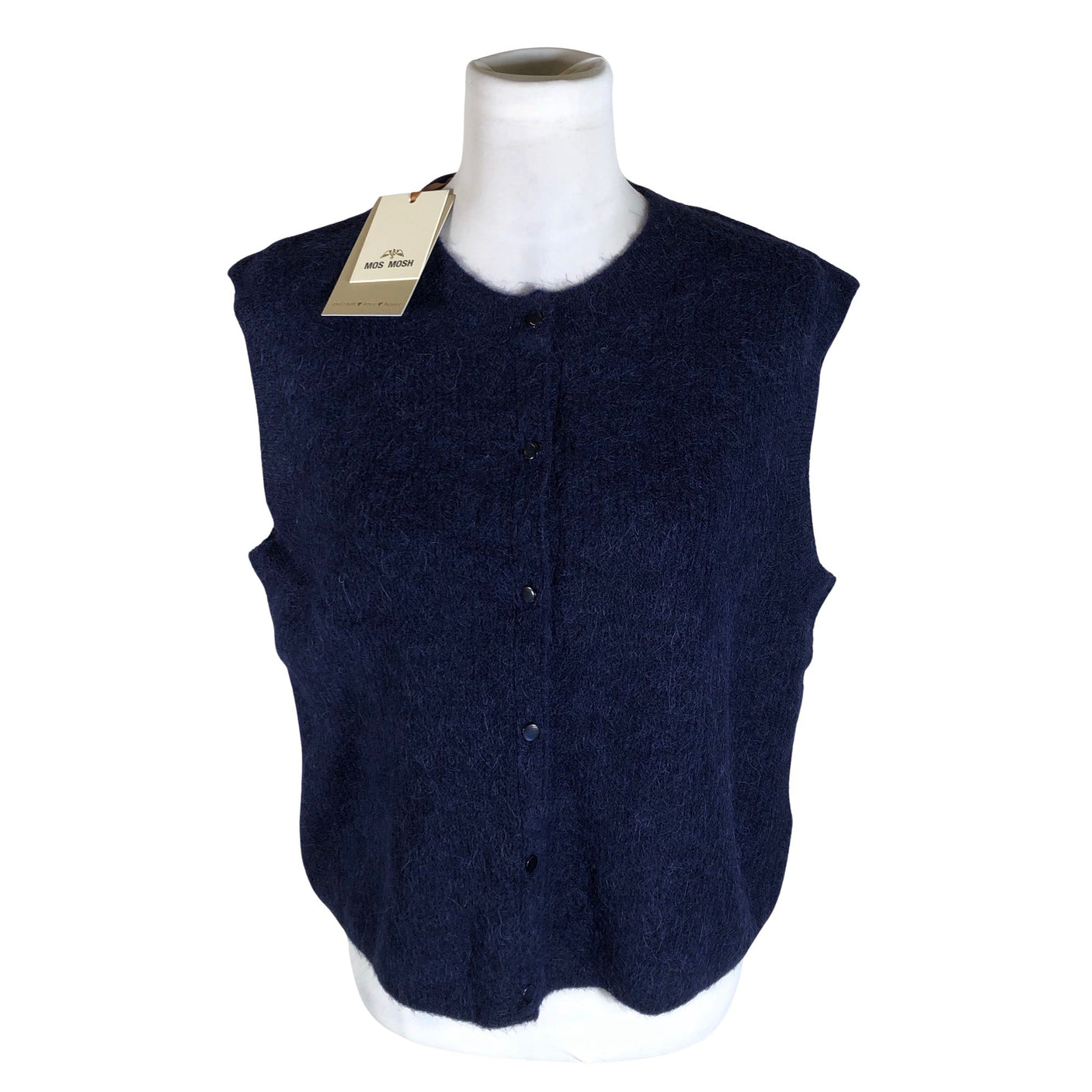 Unisex Mos Mosh - Knit vest, size 40 - Blue (1)