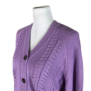 Unisex Alpa - Cardigan, size 38 - Violet (3)