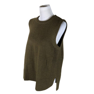 Unisex Seasalt Cornwall - Knit vest, size 40 - Green (2)
