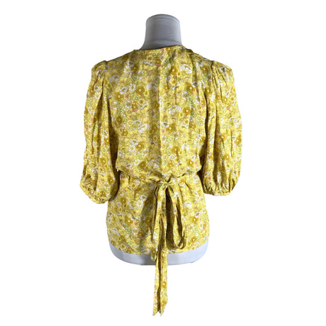 Unisex Edited - Short-sleeved blouse, size 38 - Yellow (2)
