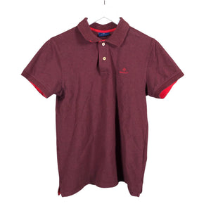 Unisex Gant - Polo shirt, size S - Wine red (1)