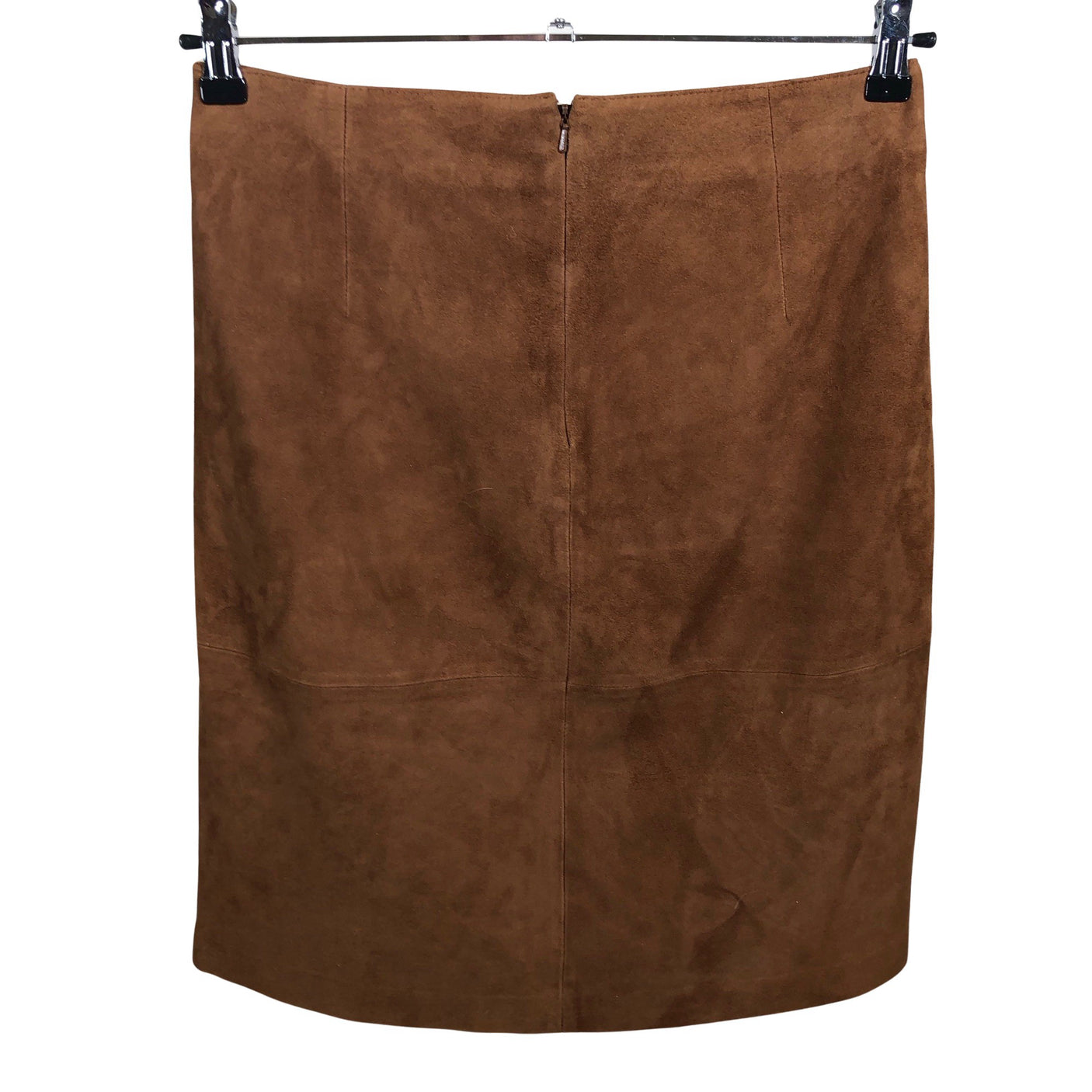 Unisex Cut & Pret - Leather skirt, size 36 - Brown (2)