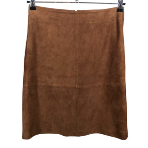 Unisex Cut & Pret - Leather skirt, size 36 - Brown (1)
