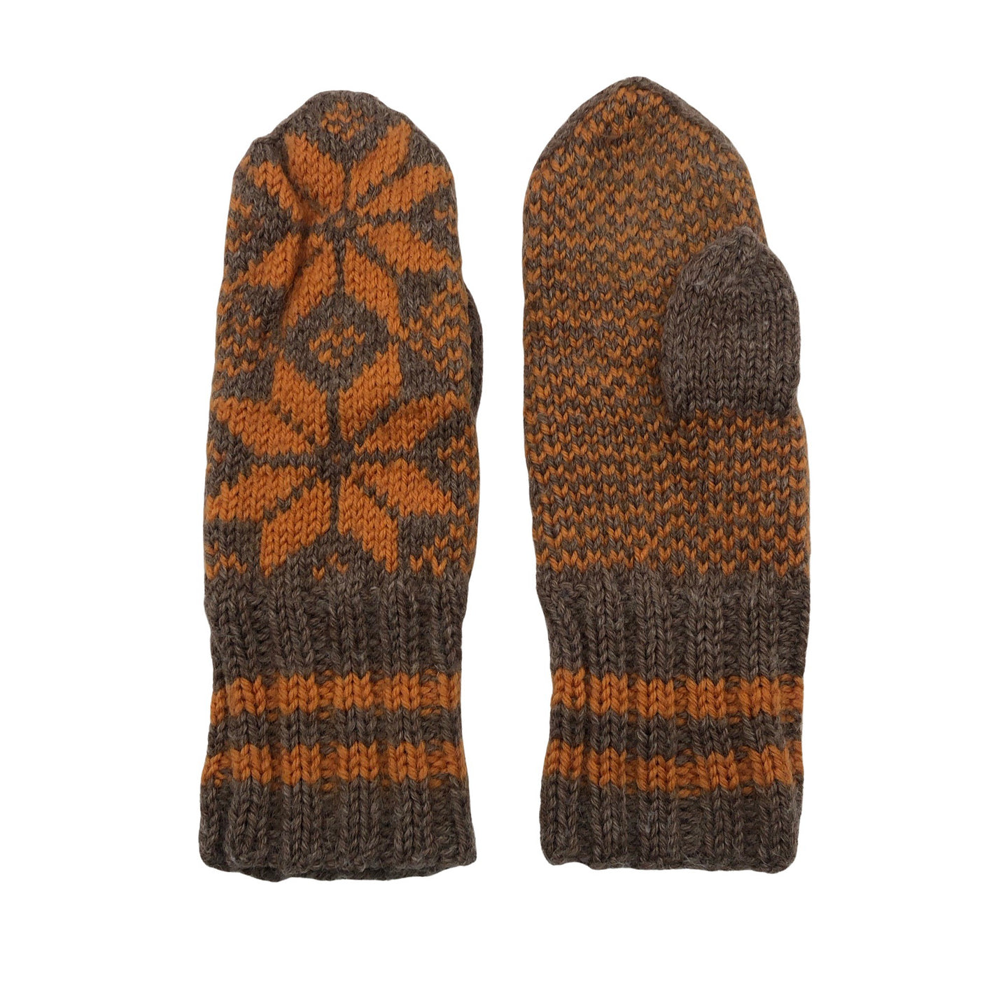 Unisex Handmade - Mittens, size 5 - 8 vuotta - Brown (1)