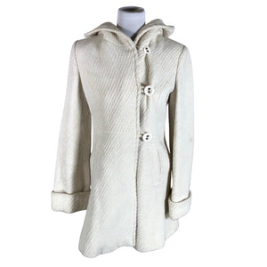 Unisex Guess - Wool coat, size 38 - Natural white (1)