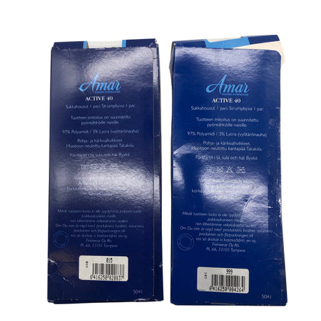 Unisex Amar - Stockings, thin, size 44 - Black (2)