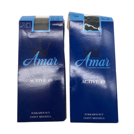 Unisex Amar - Stockings, thin, size 44 - Black ()