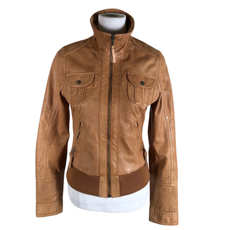 Unisex Gipsy - Leather jacket, size 36 - Brown ()