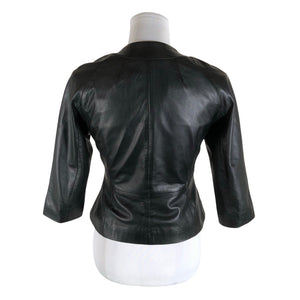 Unisex Andiata - Leather jacket, size 34 - Black (2)