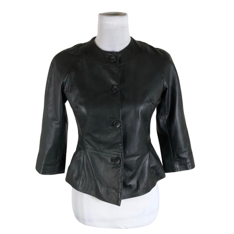 Unisex Andiata - Leather jacket, size 34 - Black ()