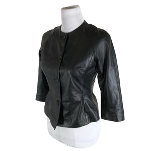 Unisex Andiata - Leather jacket, size 34 - Black (3)