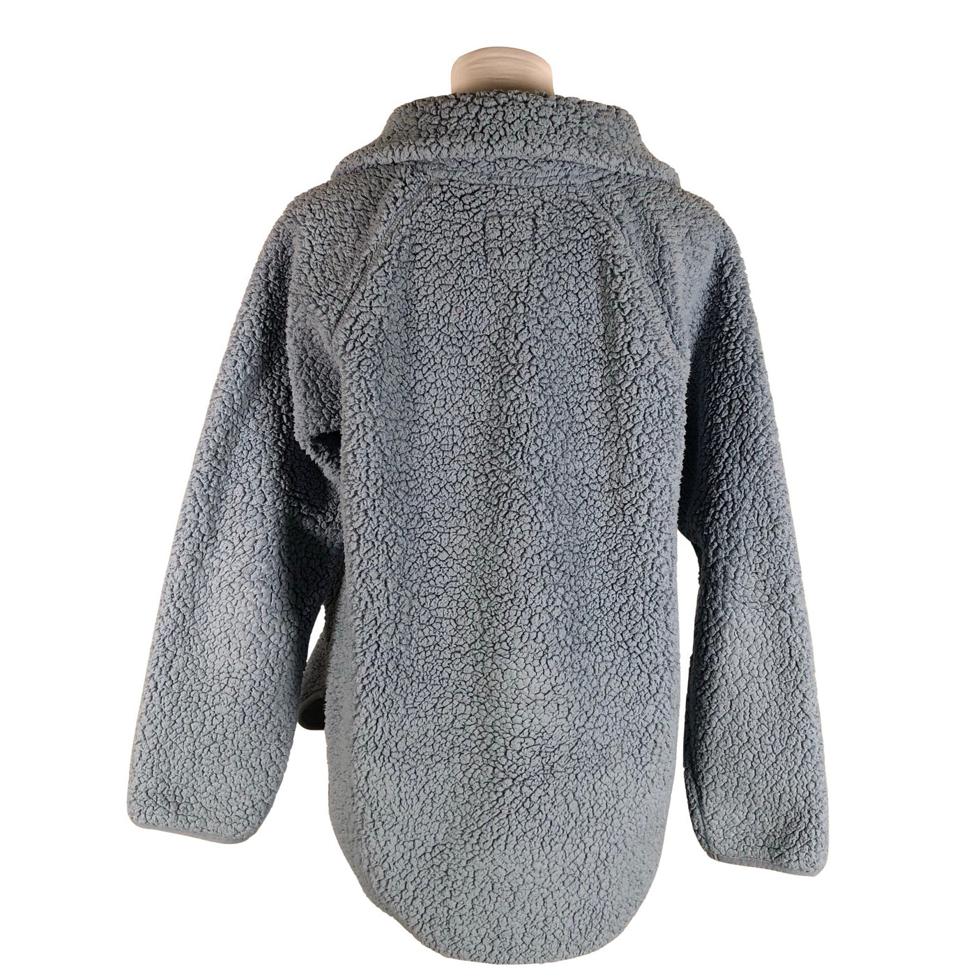 Unisex Blue Sportswear - Faux fur coat, size 38 - Light blue (2)