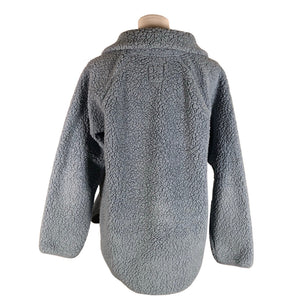 Unisex Blue Sportswear - Faux fur coat, size 38 - Light blue (2)