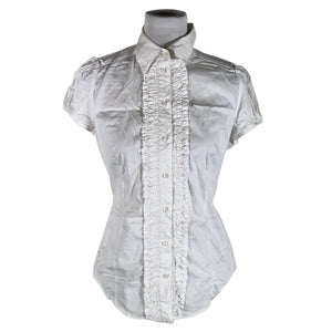 Unisex Esprit - Short-sleeved blouse, size 38 - White (1)