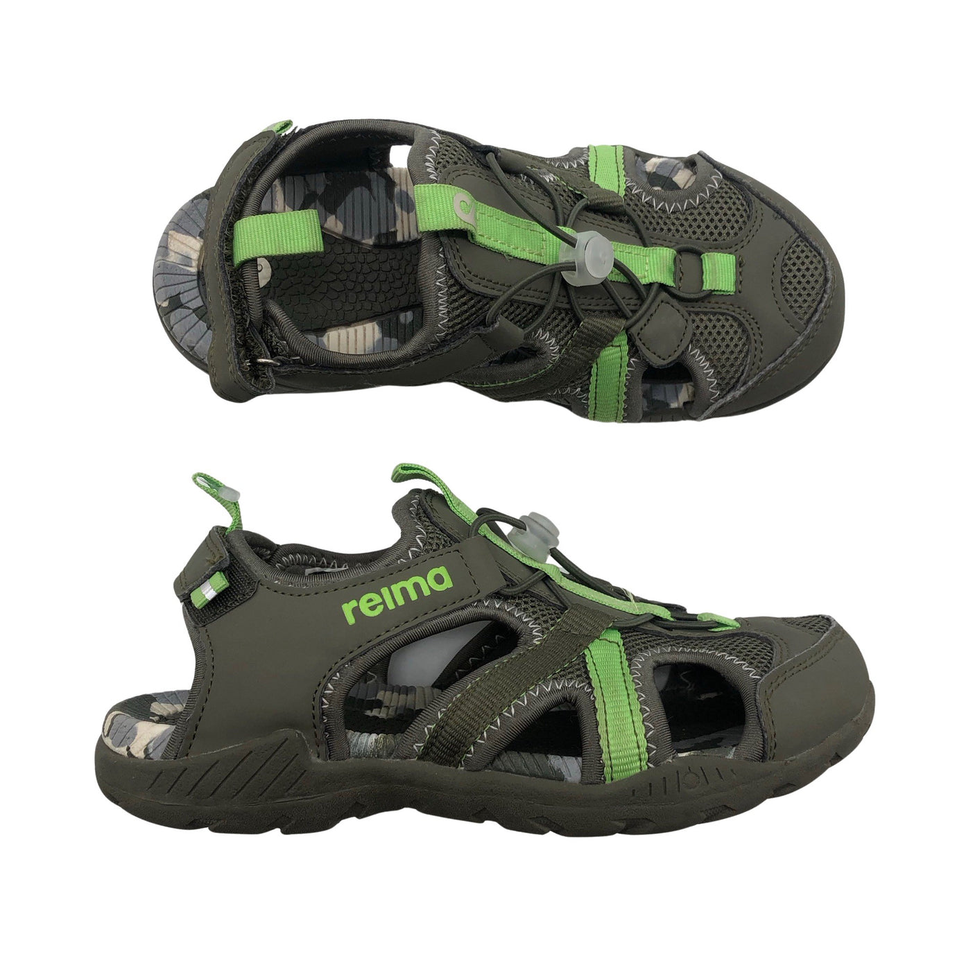 Unisex Reima - Sports sandals, size 34 - Green (1)