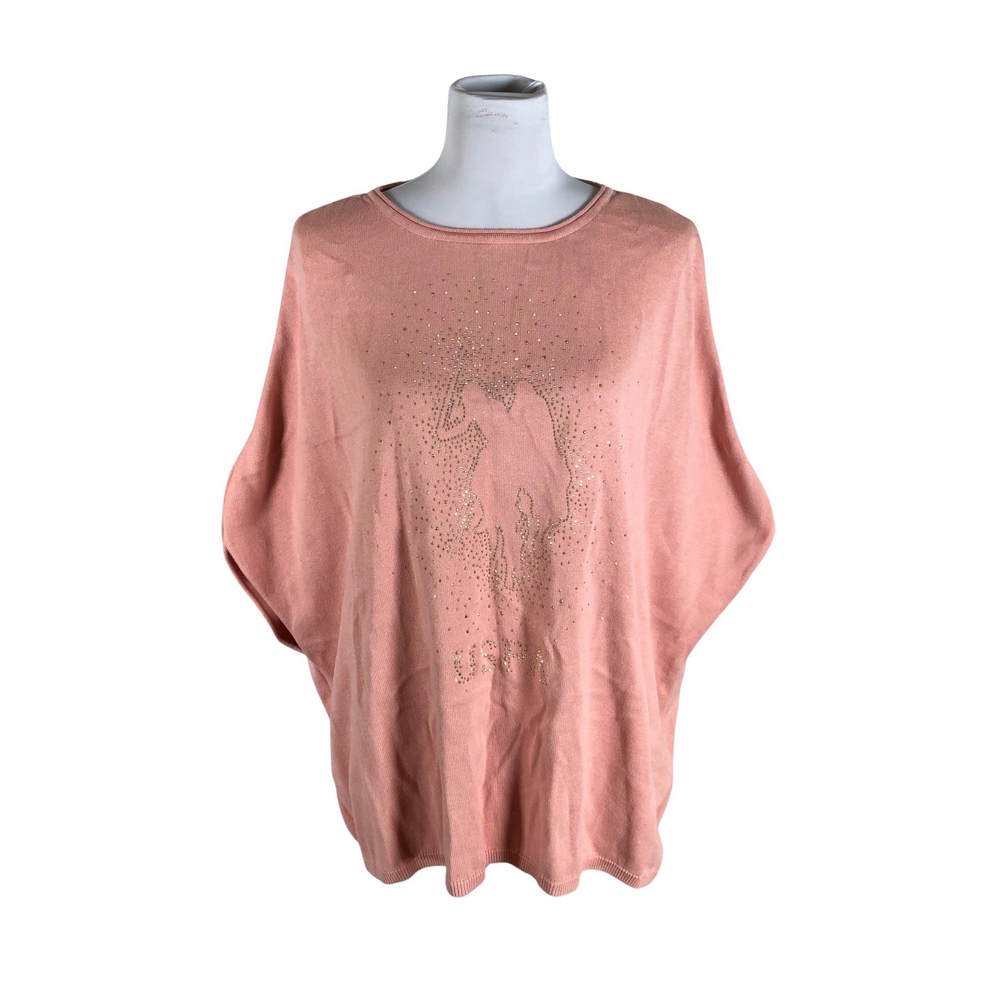Unisex U.S. Polo Assn. - Knit tunic, size 38 - Light pink (1)