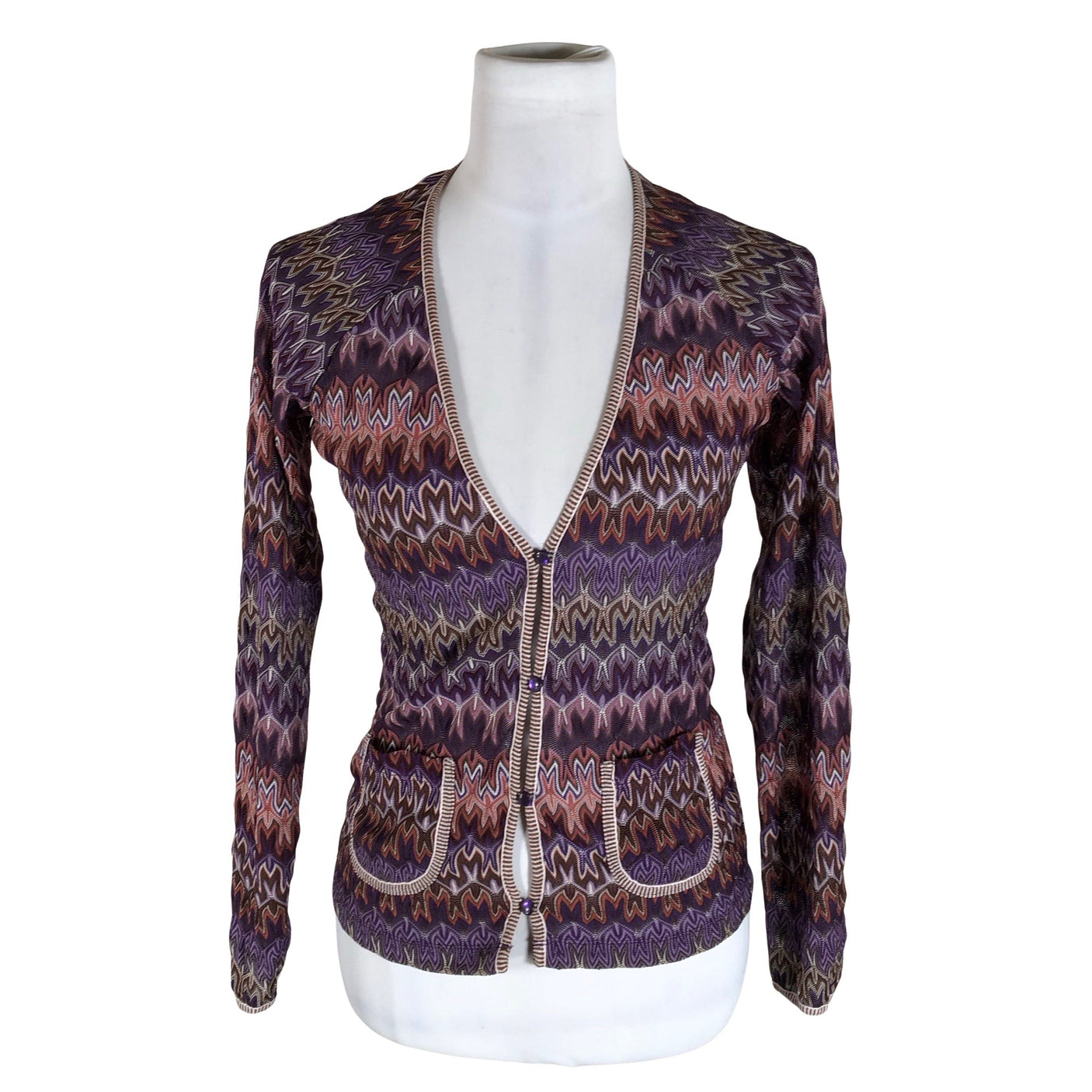Unisex Lindex - Cardigan, size 36 - Violet (1)