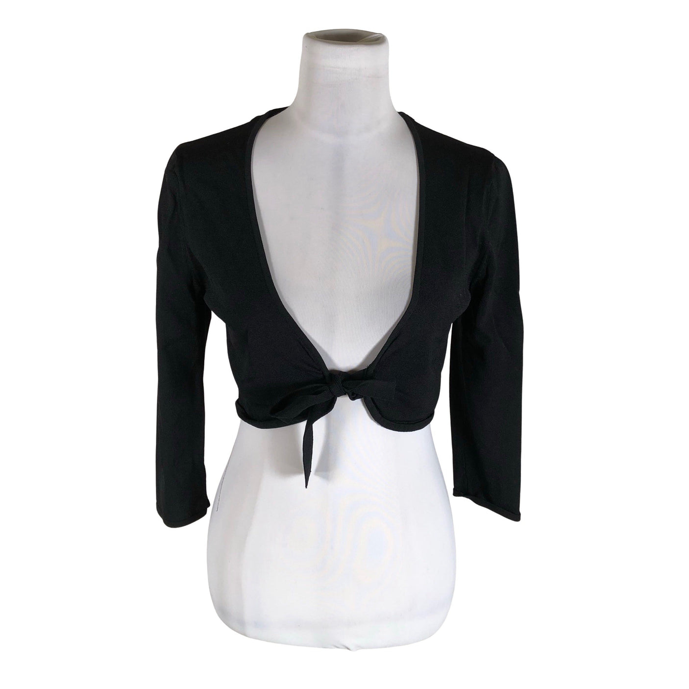 Unisex s.Oliver - Knit bolero jacket, size 38 - Black (1)