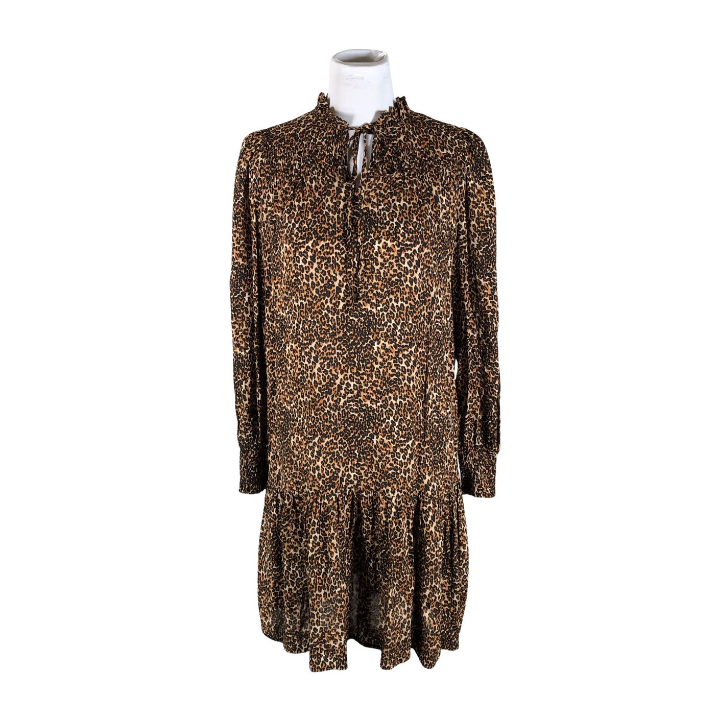 Unisex Samsoe&Samsoe - Schiffon dress, size 36 - Brown (1)