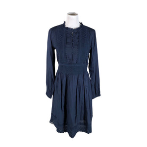 Unisex Cream - Schiffon dress, size 36 - Blue (1)