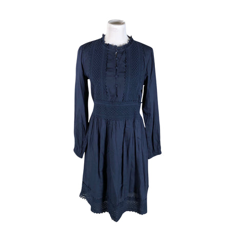 Unisex Cream - Schiffon dress, size 36 - Blue ()