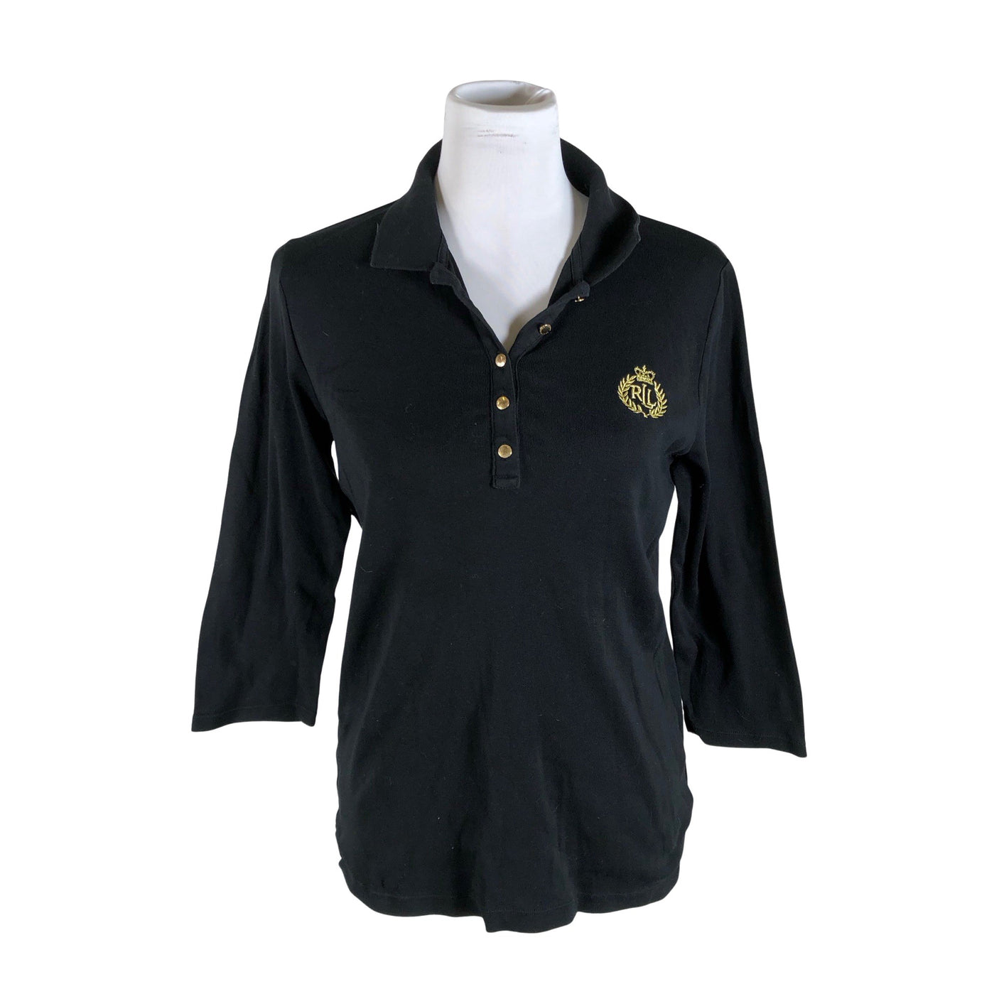 Unisex Lauren Ralph Lauren - Tricot shirt, size 40 - Black (1)