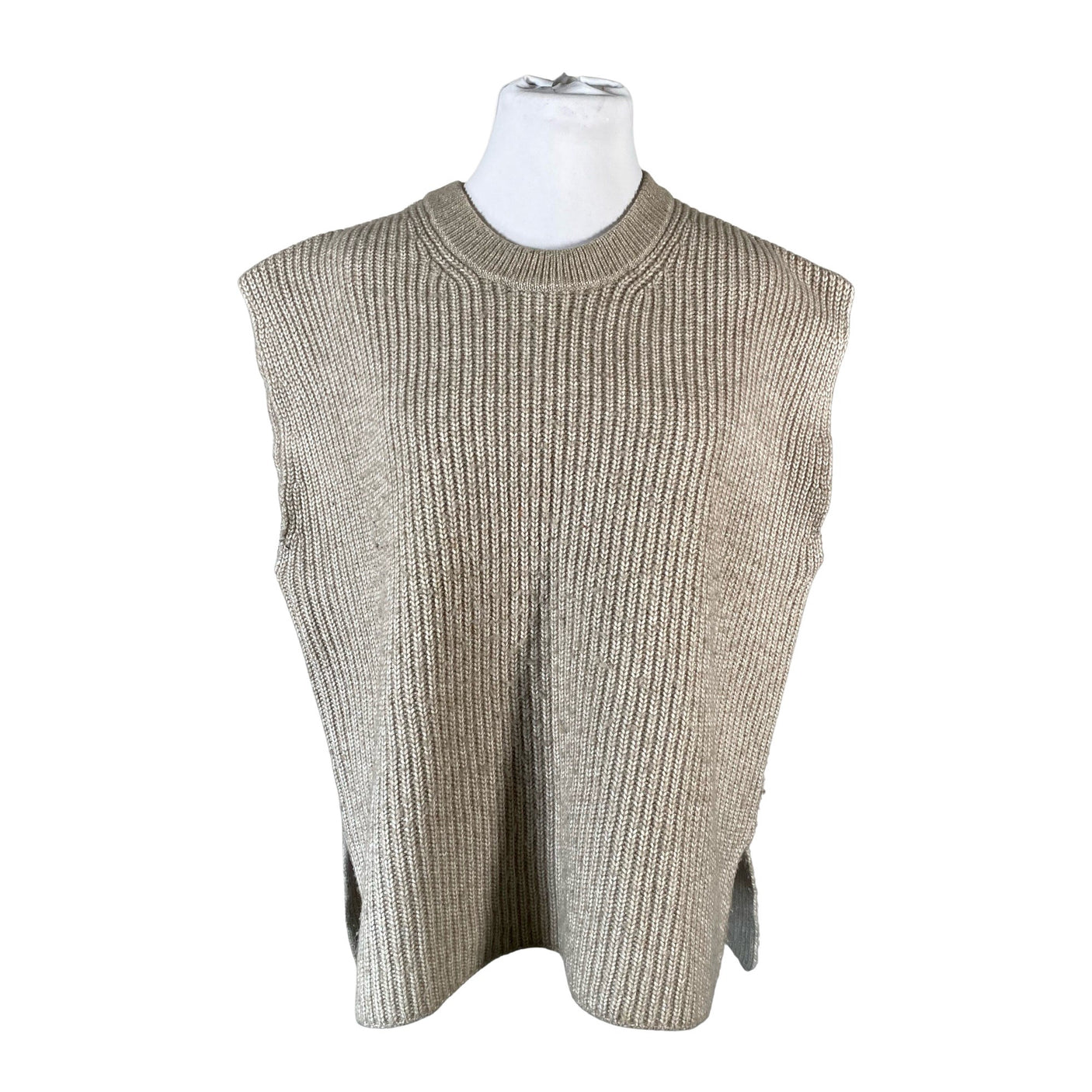 Unisex Lindex - Knit vest, size 48 - Beige (1)