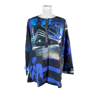 Unisex Godske - Blouse, size 40 - Blue (1)