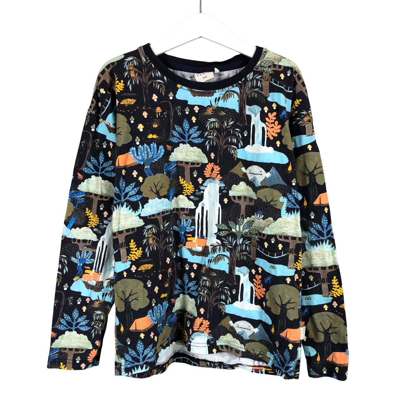 Unisex Ma-ia Family - Tricot shirt, size 128 - 134 - Blue (1)