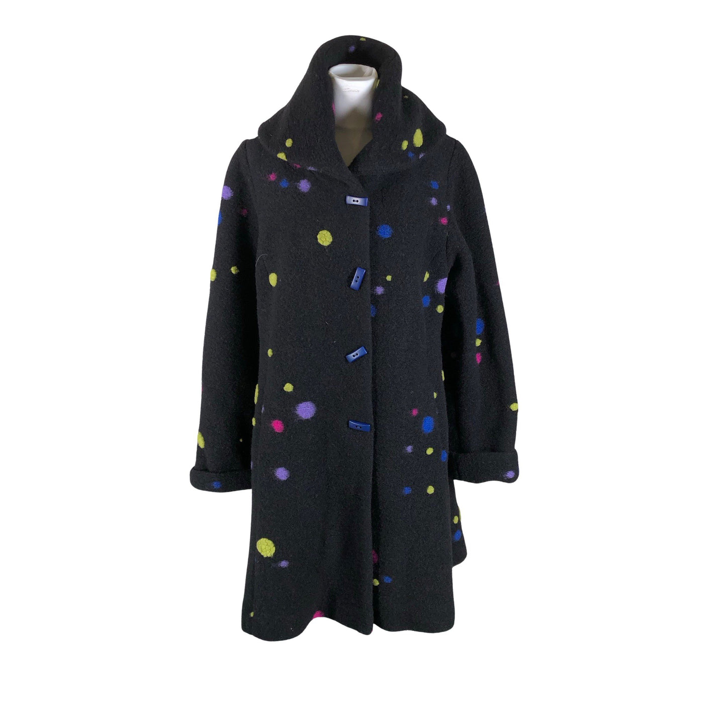 Unisex Aino - Wool coat, size 40 - Black (1)