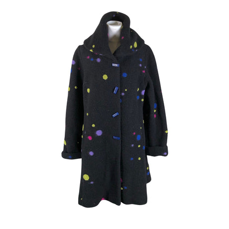 Unisex Aino - Wool coat, size 40 - Black ()