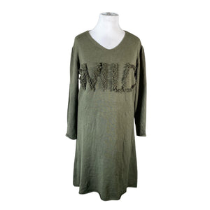 Unisex Bohemiana - Knit dress, size 42 - Green (1)