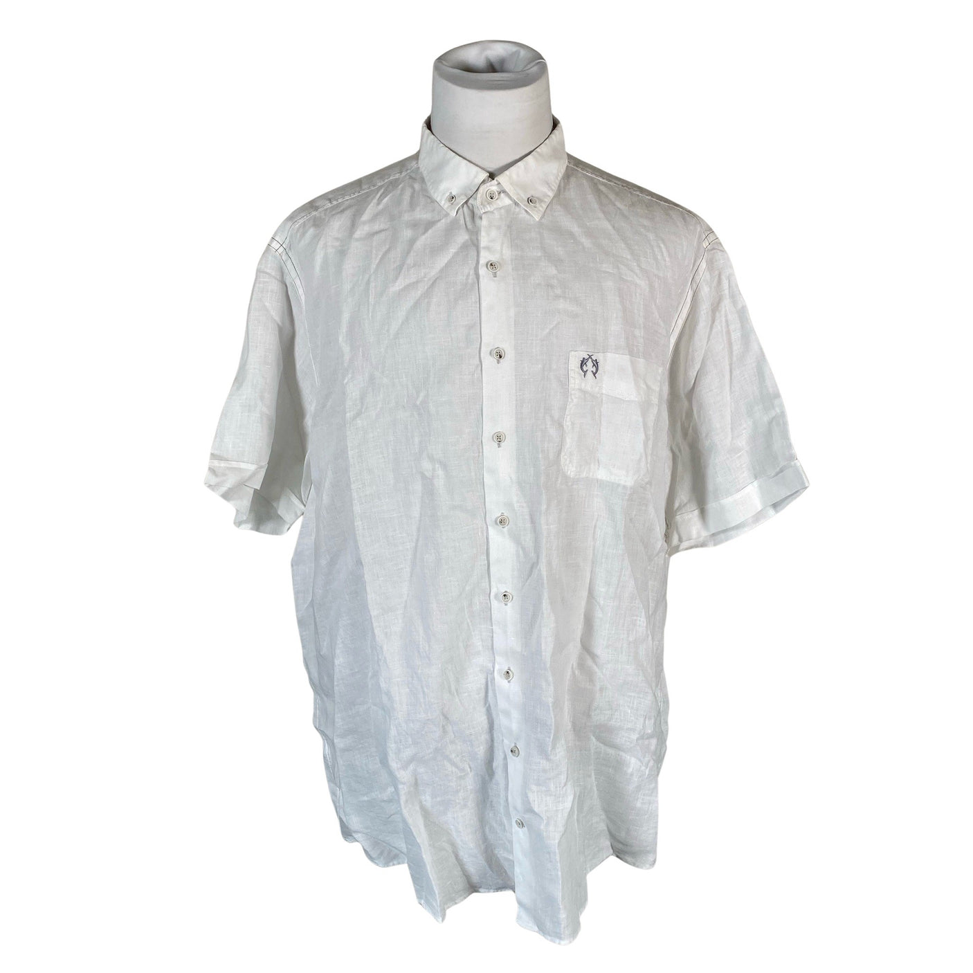 Unisex Campione del Garda - Collared shirt, size XXXL - White (1)