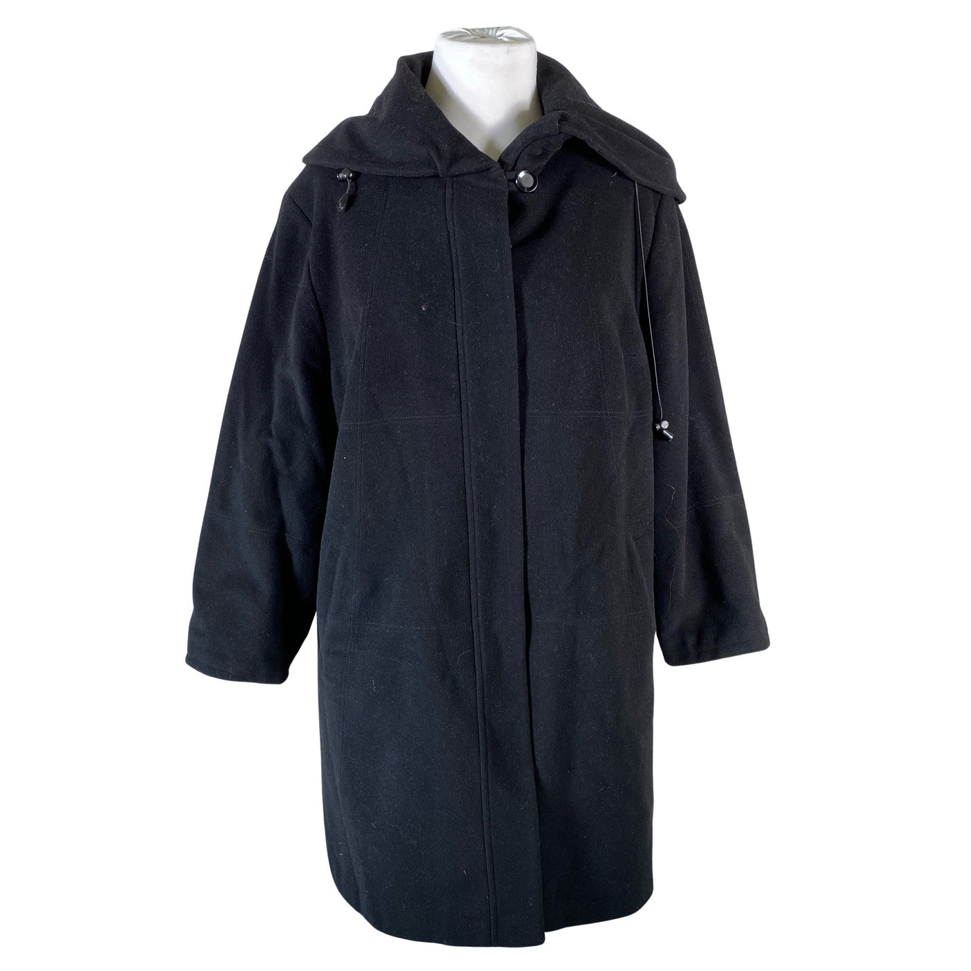 Unisex Bellandi - Wool coat, size 48 - Black (1)