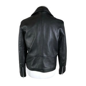 Unisex Samsoe&Samsoe - Leather jacket, size 40 - Black (2)