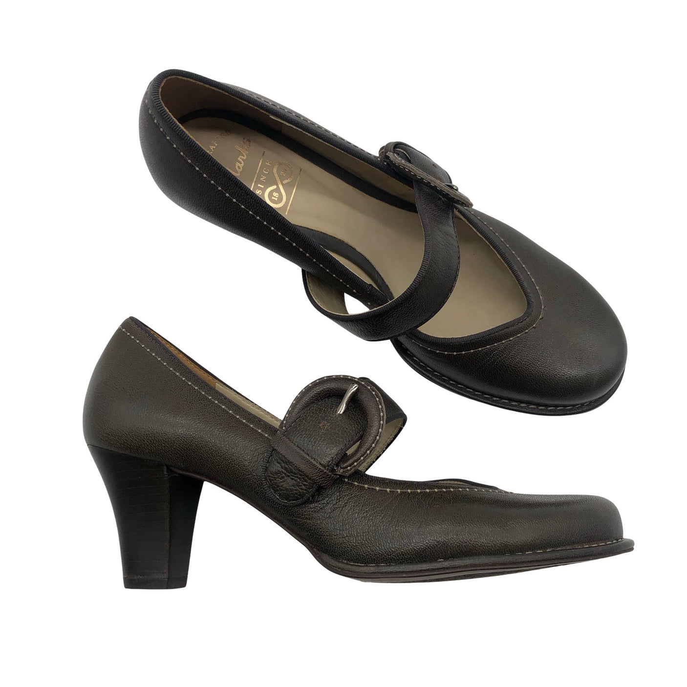 Unisex Clarks - High heels, size 37 - Gray (1)