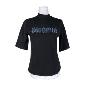 Unisex Lindex - T-shirt, size 38 - Black (1)