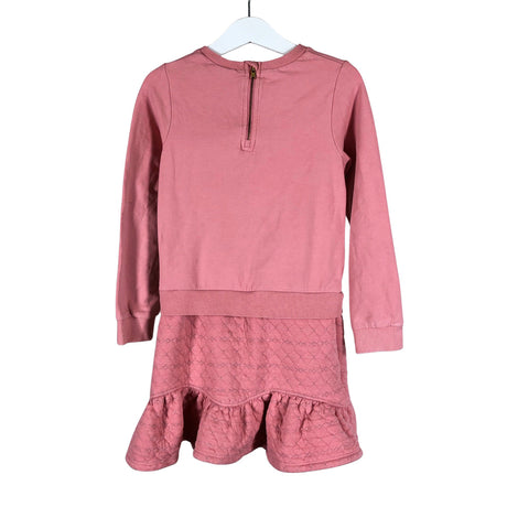 Unisex Polarn O. Pyret - Sweatshirt dress, size 110 - 116 - Light pink (2)