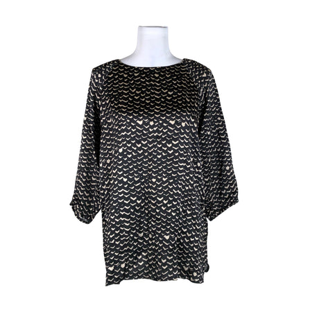 Unisex Ritva Falla - Schiffon tunic, size 38 - Black ()