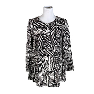 Unisex Marimekko - Schiffon tunic, size 34 - Black (1)