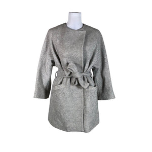 Unisex Massimo Dutti - Wool coat, size 38 - Gray (1)