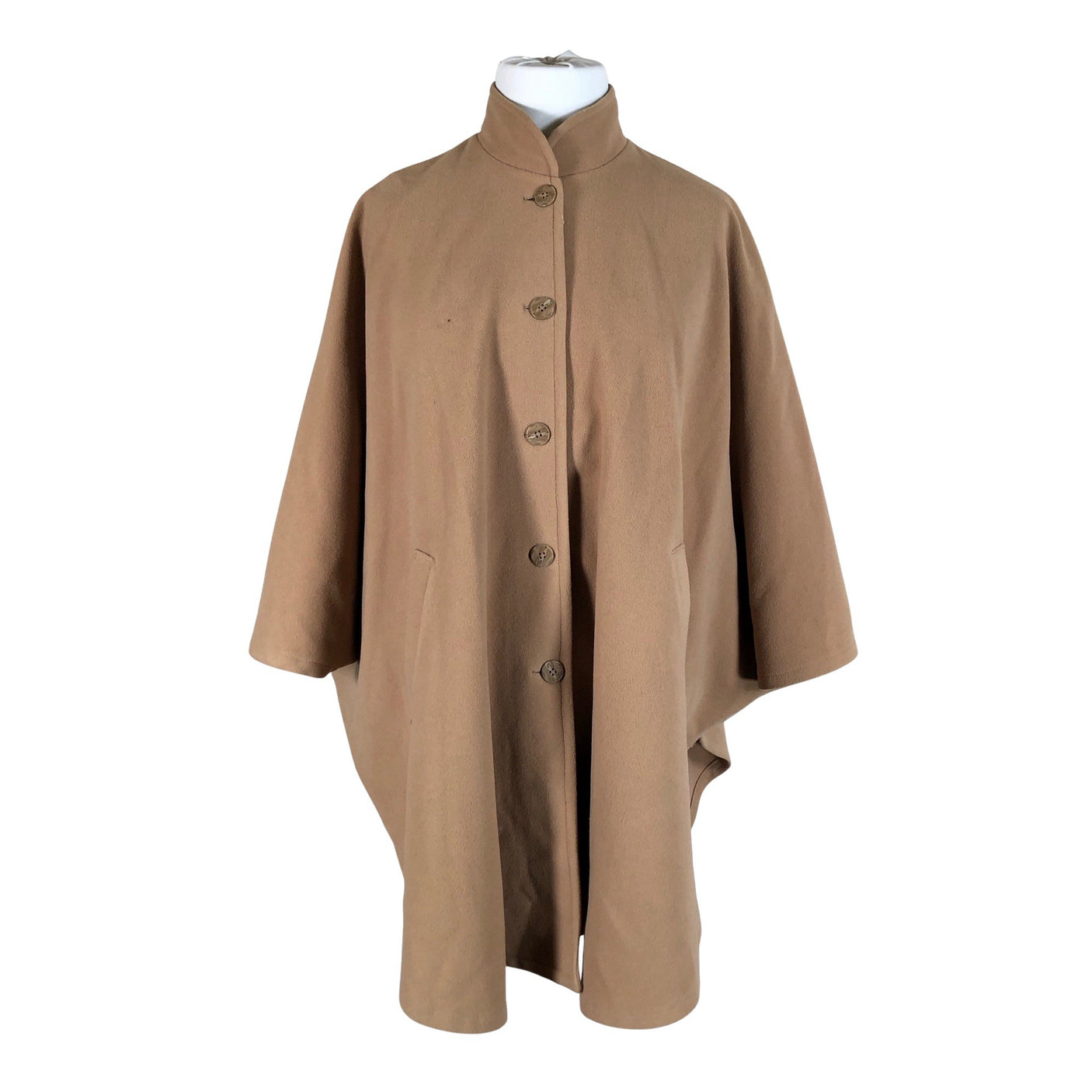 Unisex Handmade - Wool coat, size 44 - Brown (1)