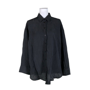 Unisex Lindex - Schiffon tunic, size 40 - Black (1)