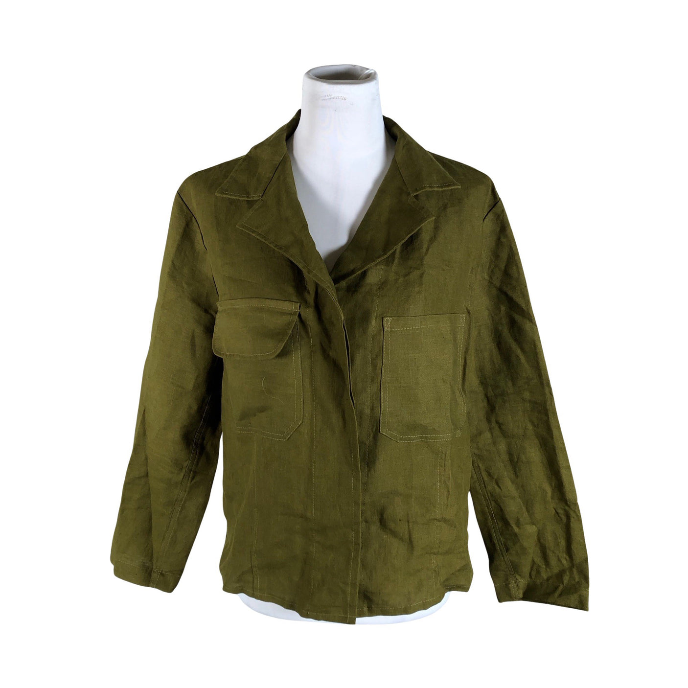Unisex Linenshed - Jacket, size 40 - Green (1)