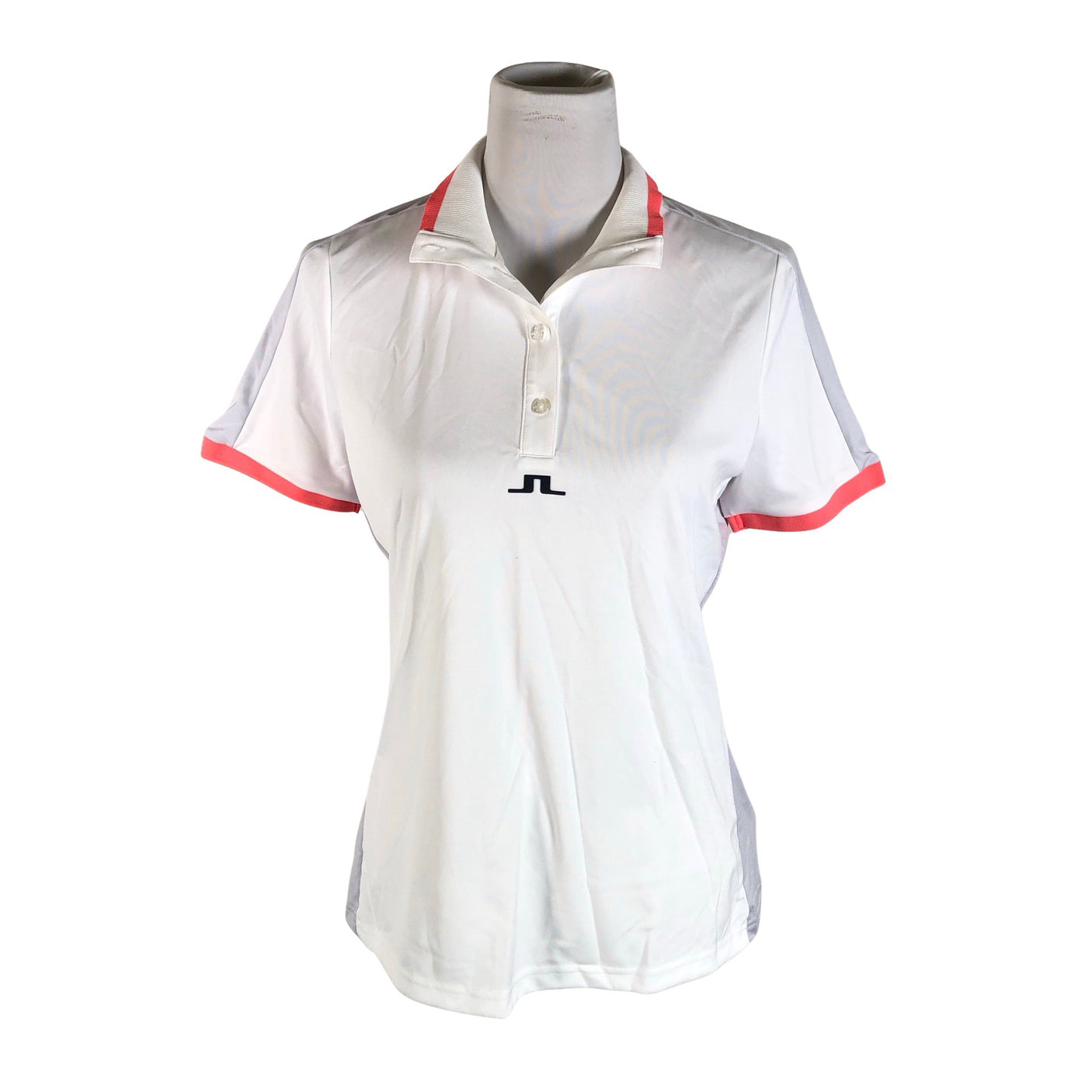 Unisex J.Lindeberg - Sports shirt, short sleeve, size 40 - White (1)