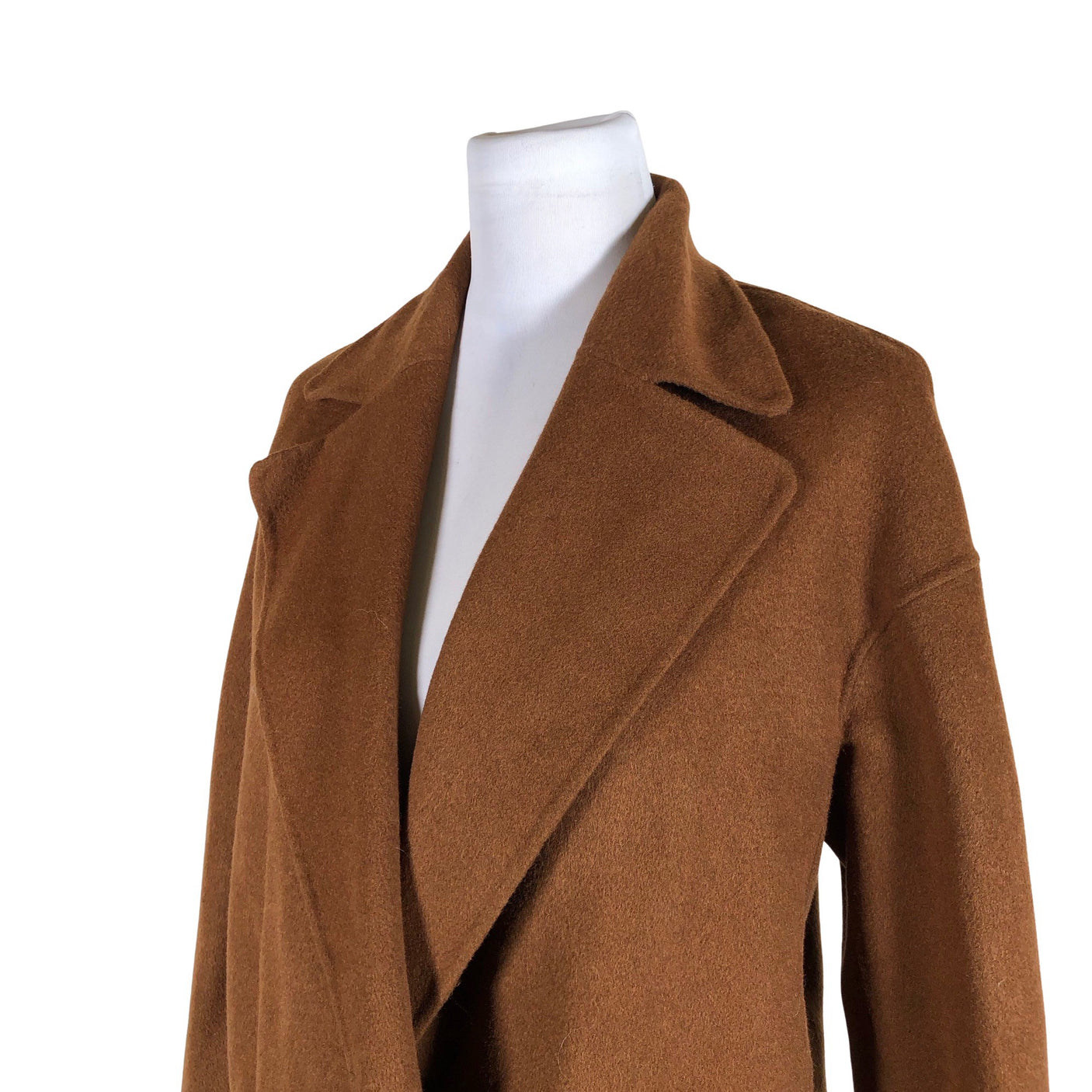 Unisex Massimo Dutti - Wool coat, size 36 - Brown (3)