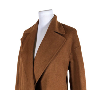 Unisex Massimo Dutti - Wool coat, size 36 - Brown (3)