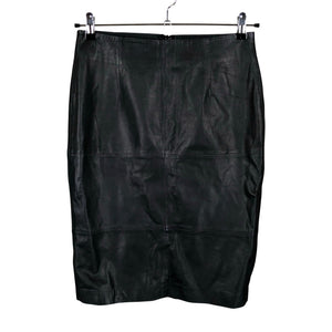 Unisex Esprit - Leather skirt, size 38 - Black (1)