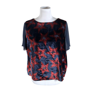 Unisex Tommy Hilfiger - Short-sleeved blouse, size 38 - Blue (1)