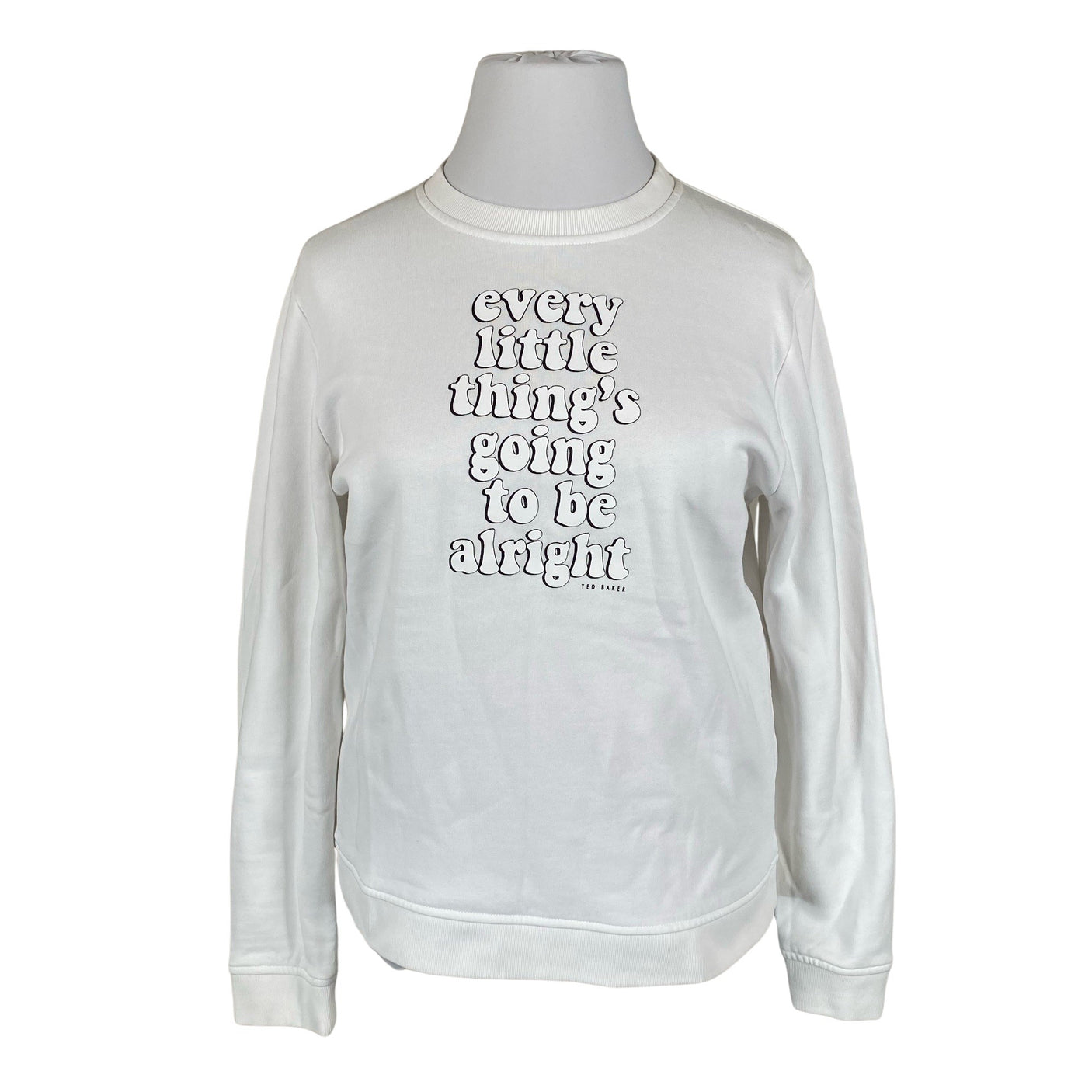 Unisex Ted Baker - Sweatshirt, size 42 - White (1)